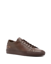 Мужские темно-коричневые низкие кеды от Common Projects