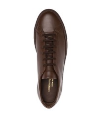 Мужские темно-коричневые низкие кеды от Common Projects