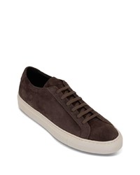 Мужские темно-коричневые низкие кеды от Common Projects