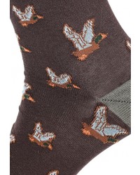 Мужские темно-коричневые носки от Heritage