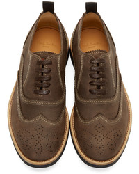 Темно-коричневые оксфорды от Paul Smith