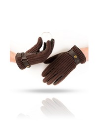 Мужские темно-коричневые перчатки от Dali Exclusive