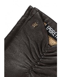 Женские темно-коричневые перчатки от Fabretti