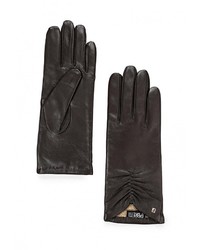 Женские темно-коричневые перчатки от Fabretti