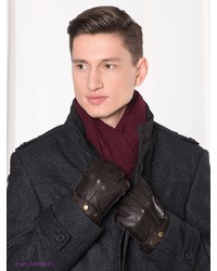 Мужские темно-коричневые перчатки от Michel Katana