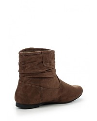 Темно-коричневые полусапоги от Dorothy Perkins