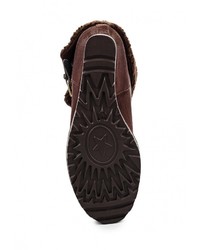 Темно-коричневые полусапоги от Mirabella