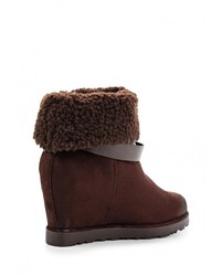 Темно-коричневые полусапоги от Mirabella