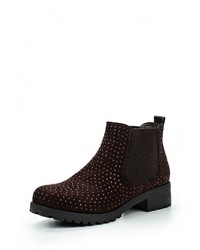 Темно-коричневые полусапоги