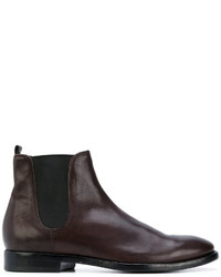 Мужские темно-коричневые резиновые ботинки челси от Buttero