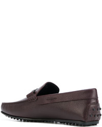 Темно-коричневые резиновые топсайдеры от Tod's