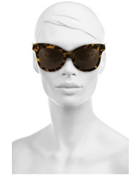 Женские темно-коричневые солнцезащитные очки с леопардовым принтом от Illesteva