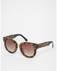 Женские темно-коричневые солнцезащитные очки от Asos