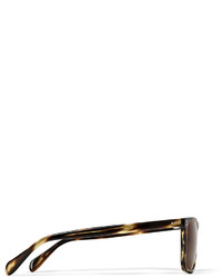 Мужские темно-коричневые солнцезащитные очки от Oliver Peoples
