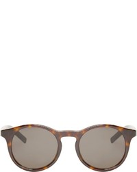 Мужские темно-коричневые солнцезащитные очки от Christian Dior