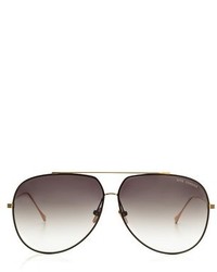 Женские темно-коричневые солнцезащитные очки от Dita