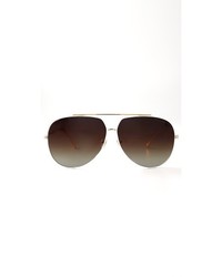 Женские темно-коричневые солнцезащитные очки от Dita