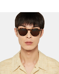 Мужские темно-коричневые солнцезащитные очки от Cubitts