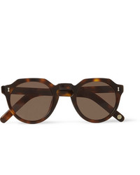 Мужские темно-коричневые солнцезащитные очки от Cubitts