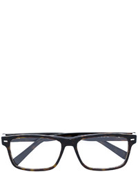 Мужские темно-коричневые солнцезащитные очки от Ermenegildo Zegna
