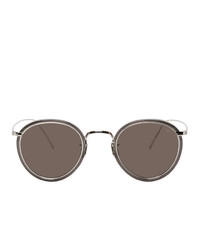 Мужские темно-коричневые солнцезащитные очки от Eyevan 7285