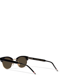 Мужские темно-коричневые солнцезащитные очки от Thom Browne