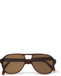 Мужские темно-коричневые солнцезащитные очки от L.G.R