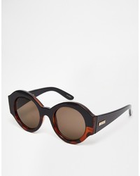 Женские темно-коричневые солнцезащитные очки от Le Specs