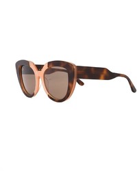 Женские темно-коричневые солнцезащитные очки