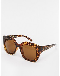 Женские темно-коричневые солнцезащитные очки от Monroe