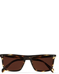 Мужские темно-коричневые солнцезащитные очки от Oliver Peoples