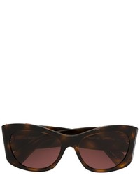 Женские темно-коричневые солнцезащитные очки от Oliver Peoples