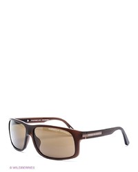 Мужские темно-коричневые солнцезащитные очки от Porsche Design
