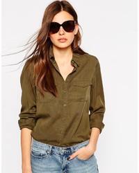 Женские темно-коричневые солнцезащитные очки от Monroe