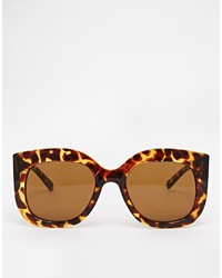 Женские темно-коричневые солнцезащитные очки от Monroe