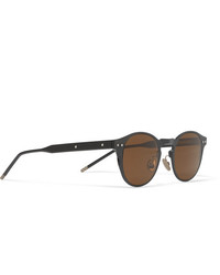 Мужские темно-коричневые солнцезащитные очки от Bottega Veneta