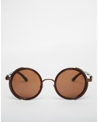 Мужские темно-коричневые солнцезащитные очки от Jeepers Peepers
