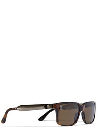 Мужские темно-коричневые солнцезащитные очки от Paul Smith