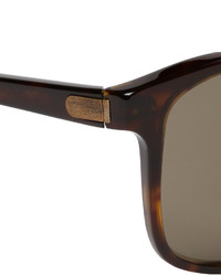 Мужские темно-коричневые солнцезащитные очки от Bottega Veneta