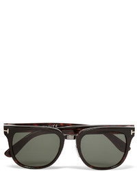 Мужские темно-коричневые солнцезащитные очки от Tom Ford