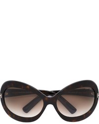 Женские темно-коричневые солнцезащитные очки от Tom Ford