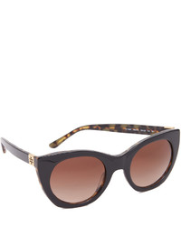 Женские темно-коричневые солнцезащитные очки от Tory Burch