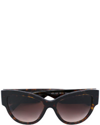 Женские темно-коричневые солнцезащитные очки от Versace