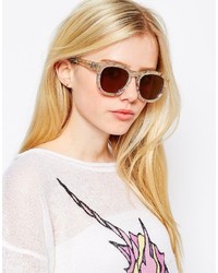 Женские темно-коричневые солнцезащитные очки от Wildfox Couture