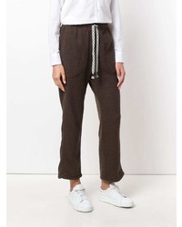 Женские темно-коричневые спортивные штаны от JULIEN DAVID