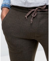 Мужские темно-коричневые спортивные штаны от Asos
