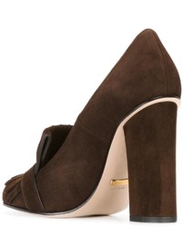 Темно-коричневые туфли от Gucci