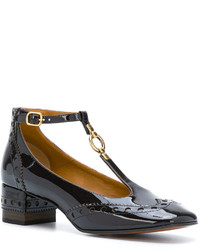 Темно-коричневые туфли от Chloé