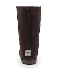 Темно-коричневые угги от Booroo
