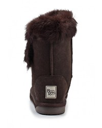 Темно-коричневые угги от Booroo